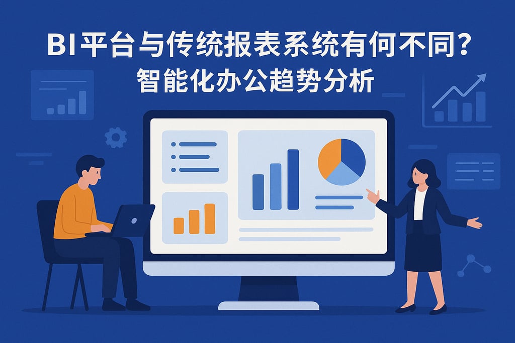 BI平台与传统报表系统有何不同？智能化办公趋势分析"